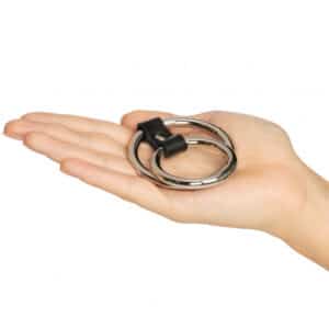 Spartacus Dobbel Metall-penisring1