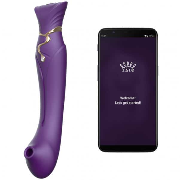 Zalo Queen Pulsewave 2-i-1 app-styrt vibrator1