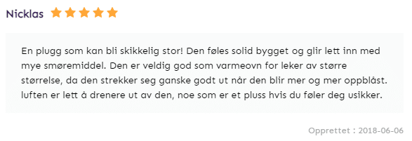 ANAL EXPERT UPPBLÅSBAR ANALPLUGG22