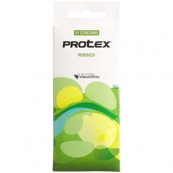 Protex Ribbed Rillede Kondomer 10 stk.1