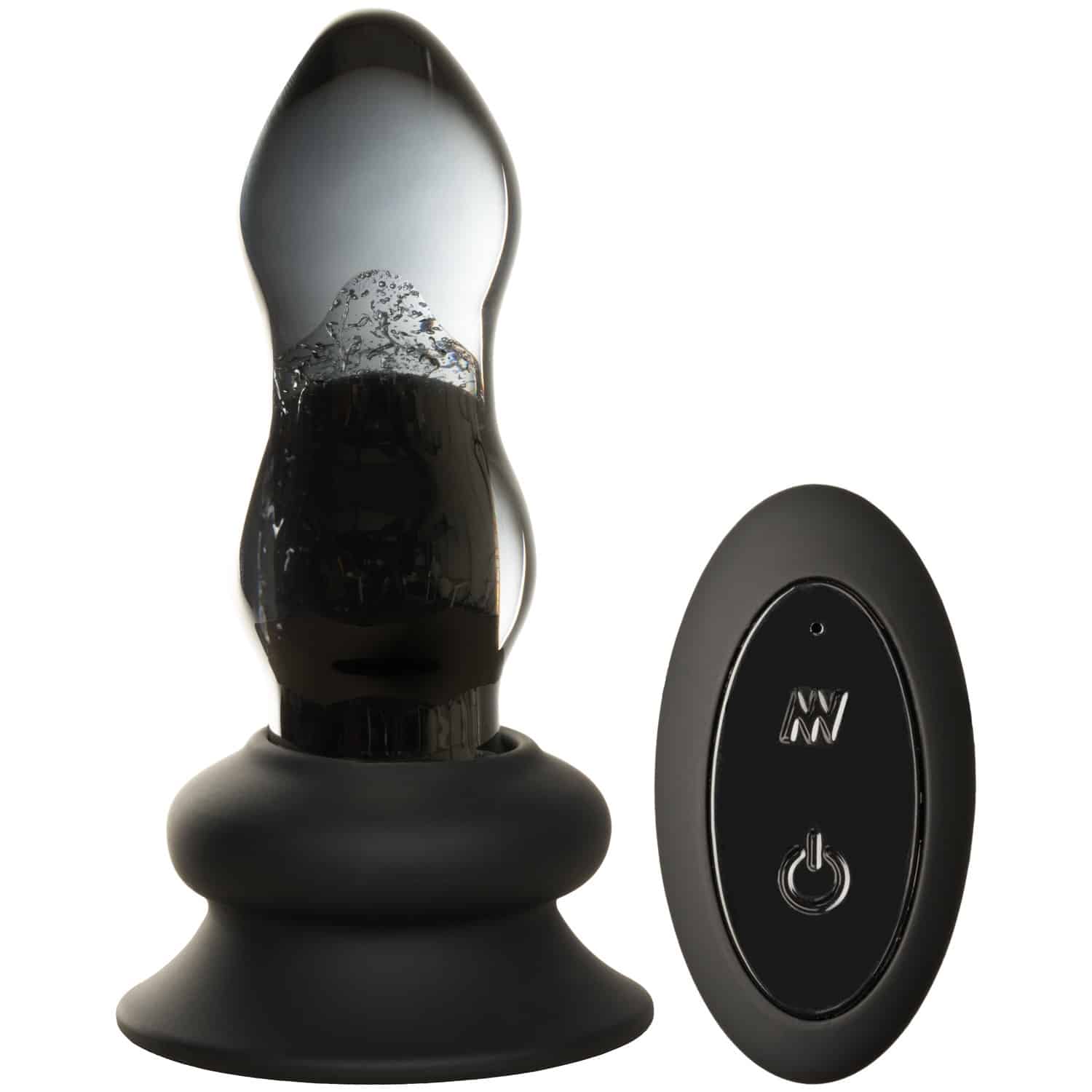Sinful Vibe Glass Buttplug med fjernkontroll