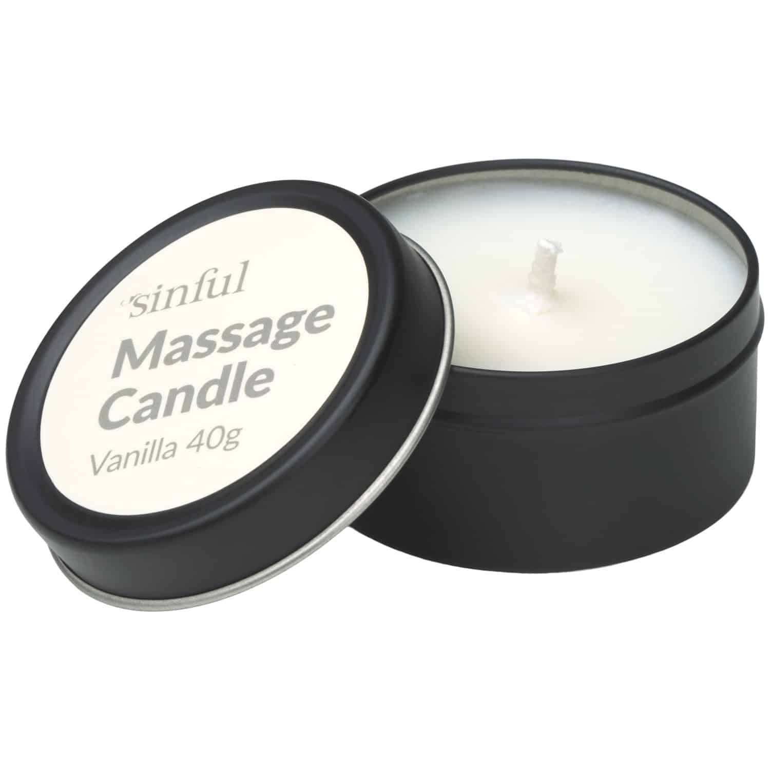 Sinful Vanilje Massasjelys 40 g