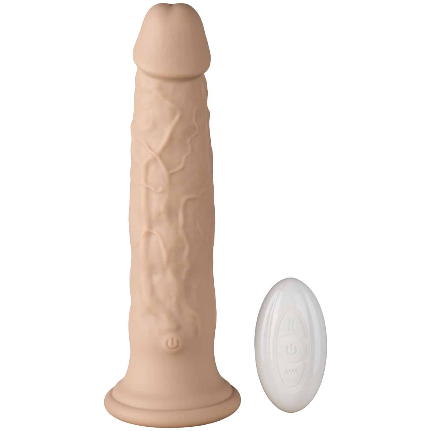 Willy City Vibrerende Dildo med Roterende Perler 23 cm
