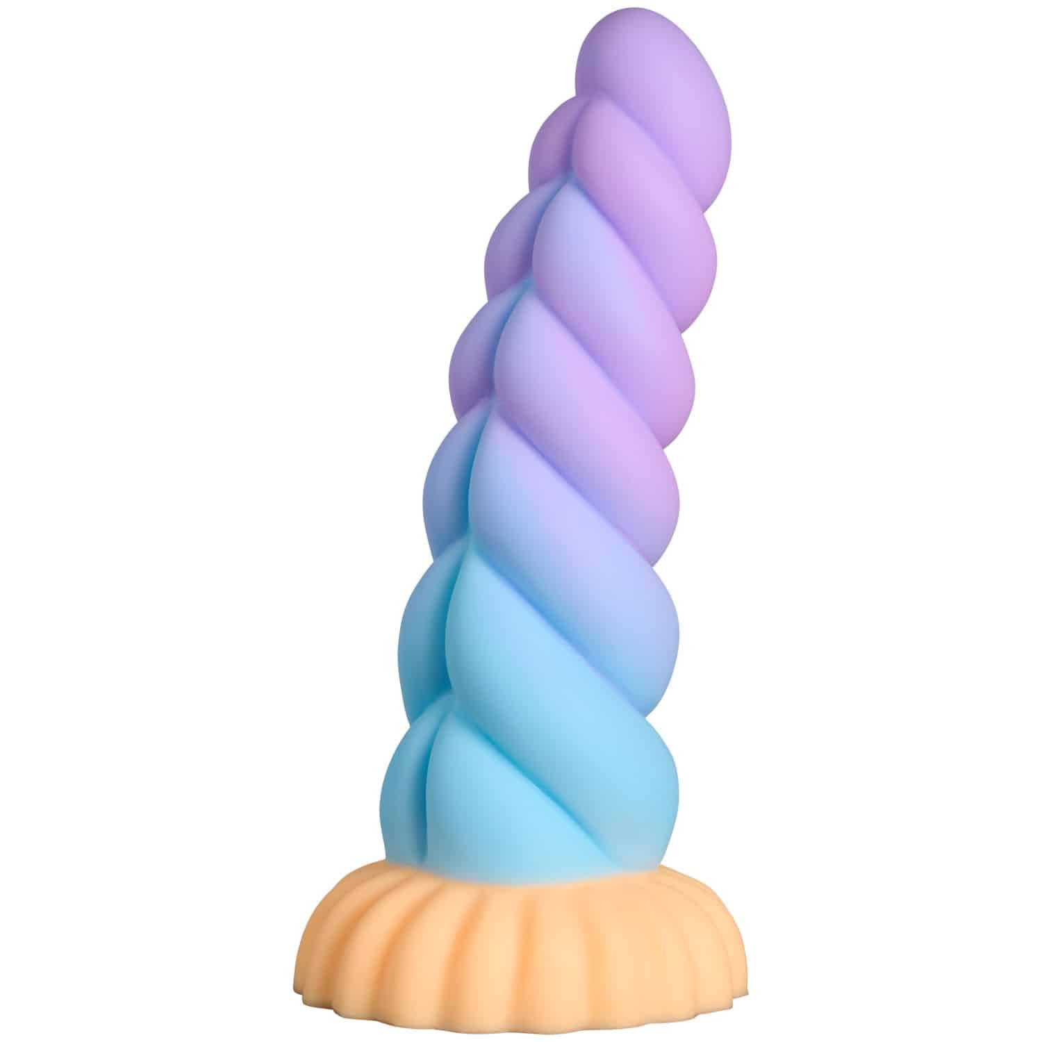 Creature Cocks Mystique Silikon Enhjørning Dildo med Sugekopp 21 cm