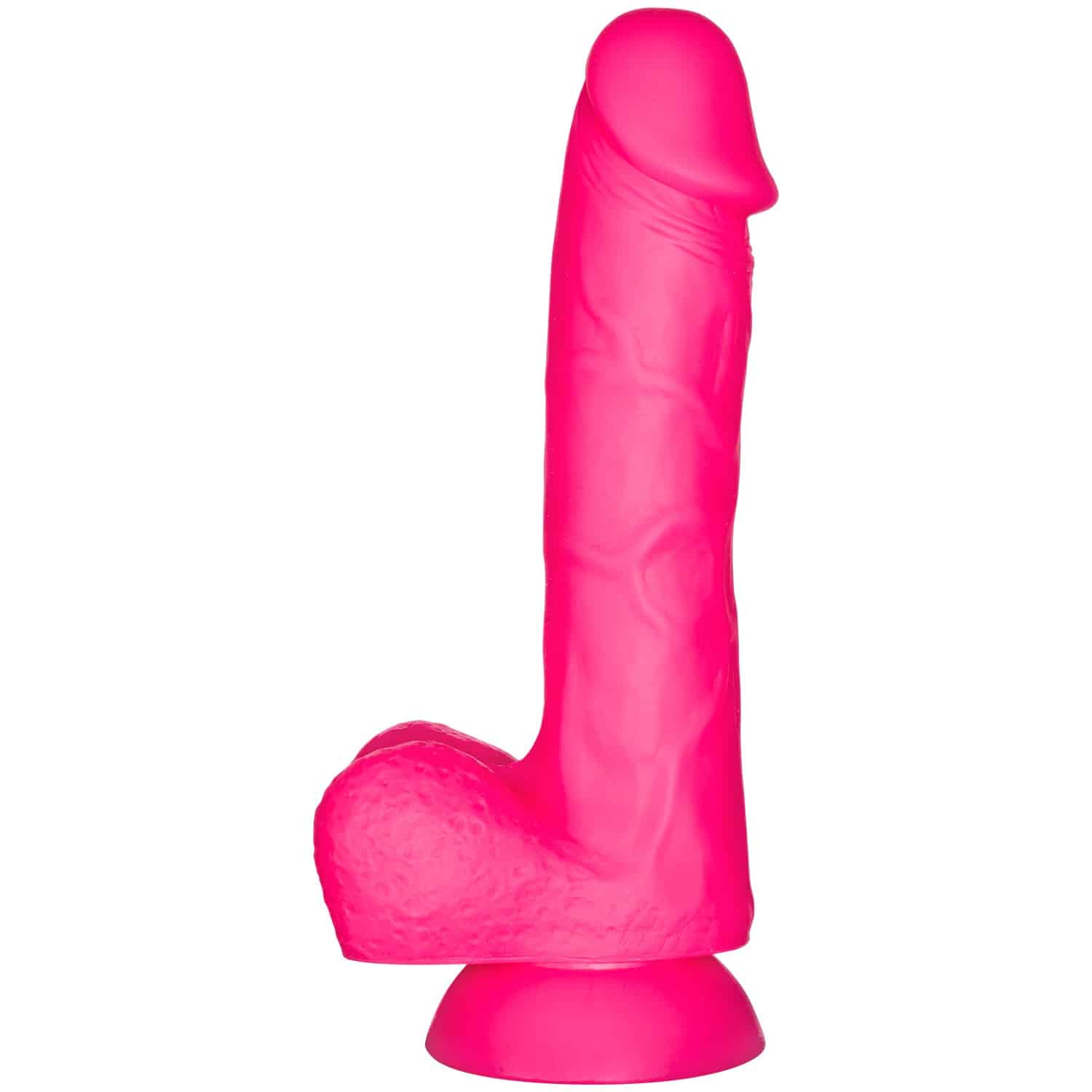 baseks Realistisk Silikon Dildo med Sugekopp Medium