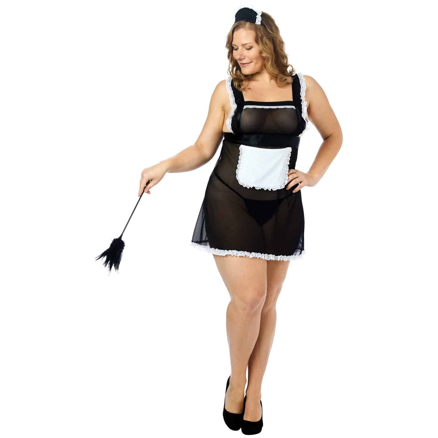 NORTIE Tjenestepikekostyme Plus Size