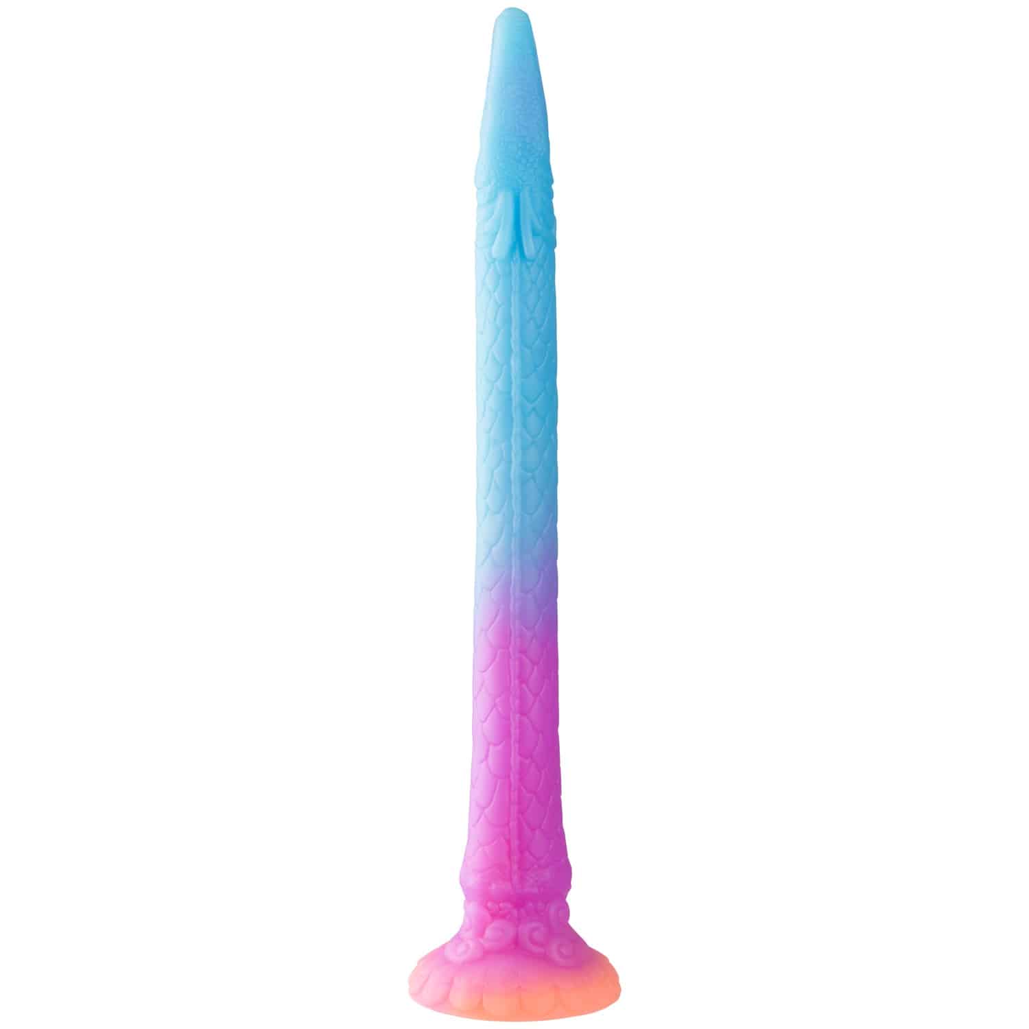 Creature Cocks Makara Glow-In-The-Dark Slangedildo i silikon 46 cm