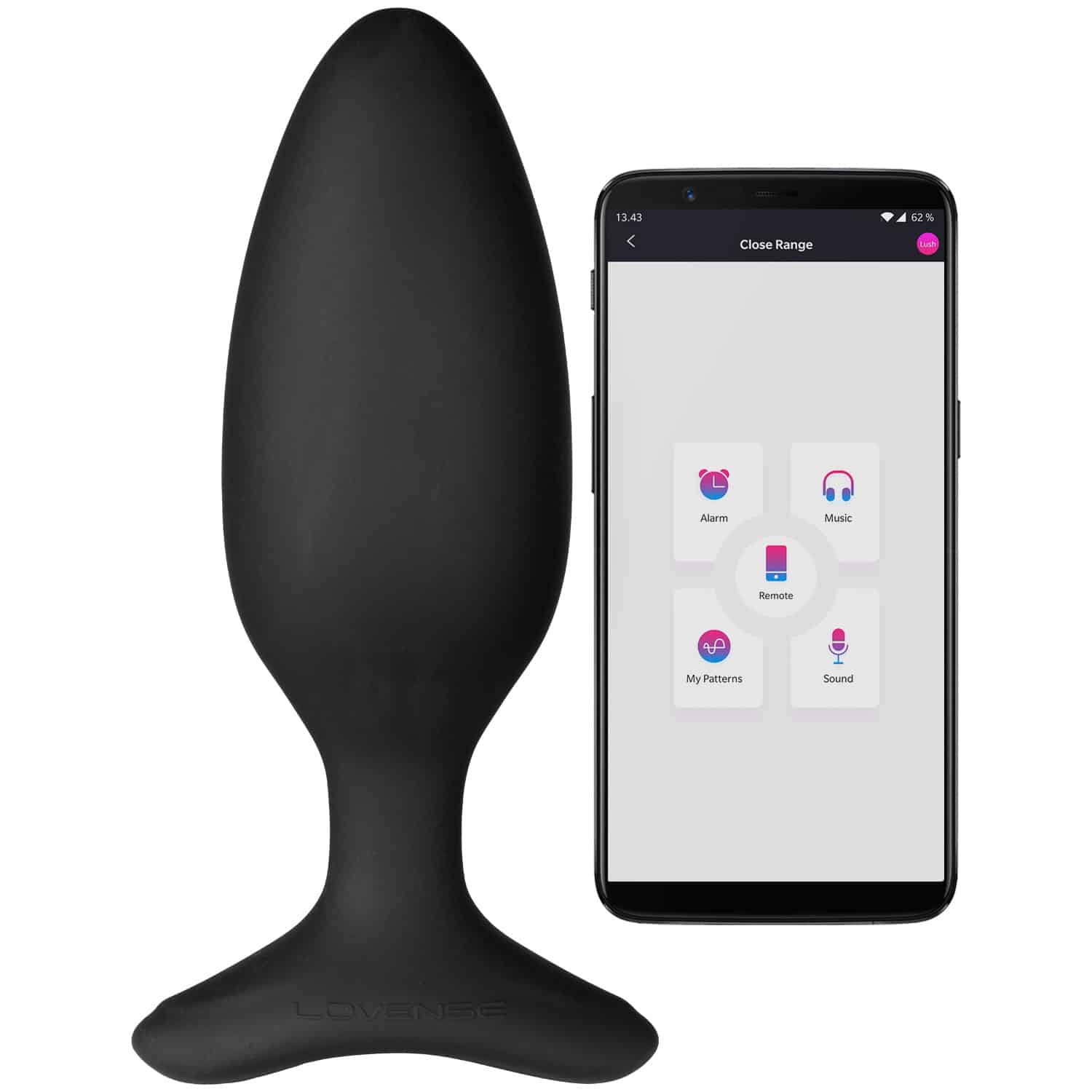 Lovense Hush 2 Appstyrt Medium Analplugg