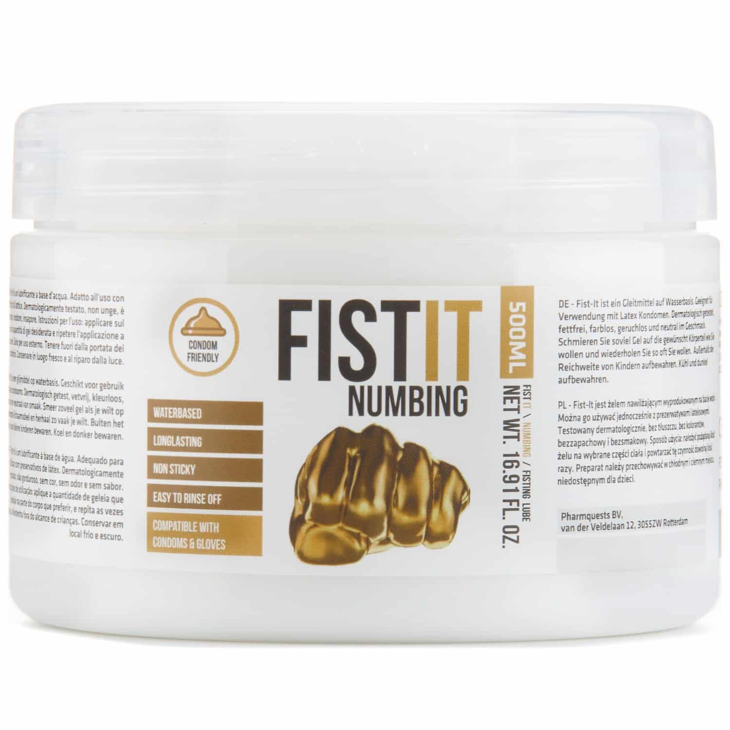 Fist It Numbing Bedøvende Glidemiddel 500 ml