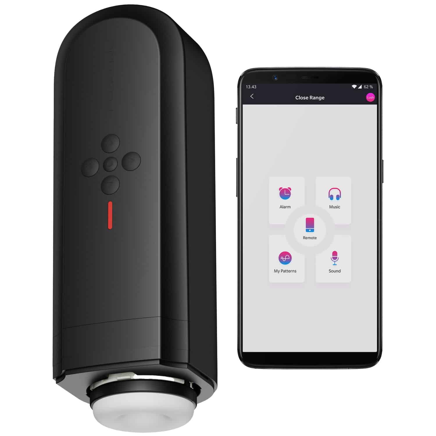 Lovense Solace App-styrt Automatisk Thrusting Masturbator