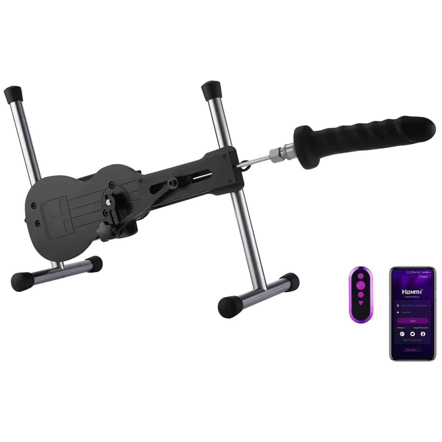 Hismith Pro Mini App-styrt Sexmaskin med Dildo og Fjernkontroll